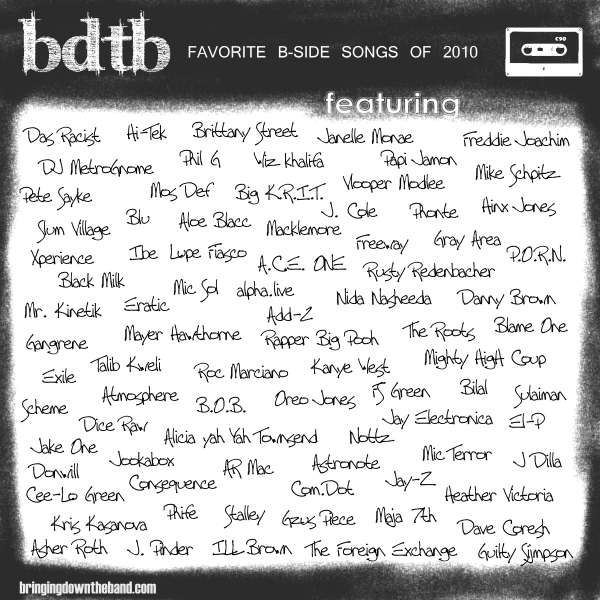 BDTB's Favorite B-Side Tracks of 2010 (Release)