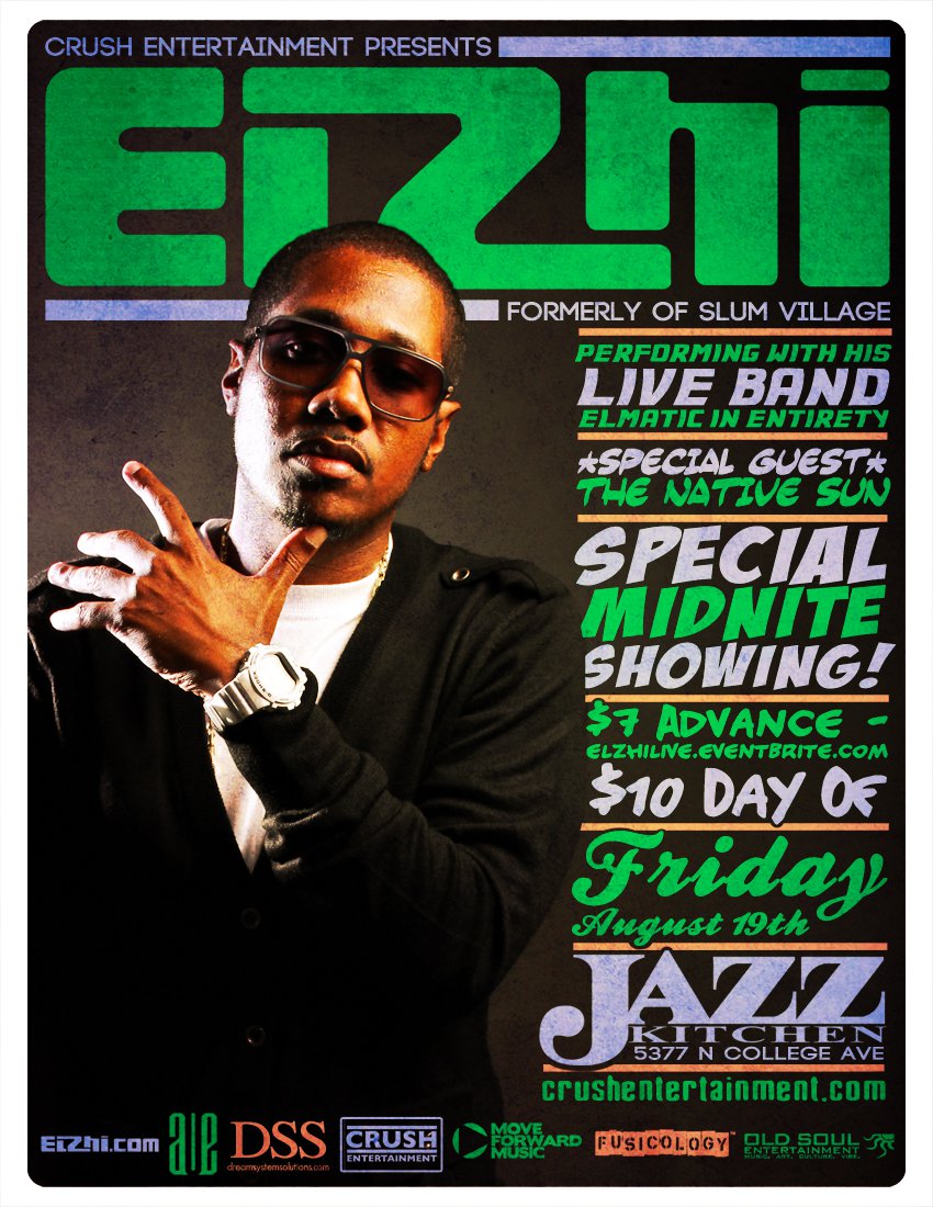 Upcoming Event: Elzhi Live at Jazz Kitchen (8/19/11)