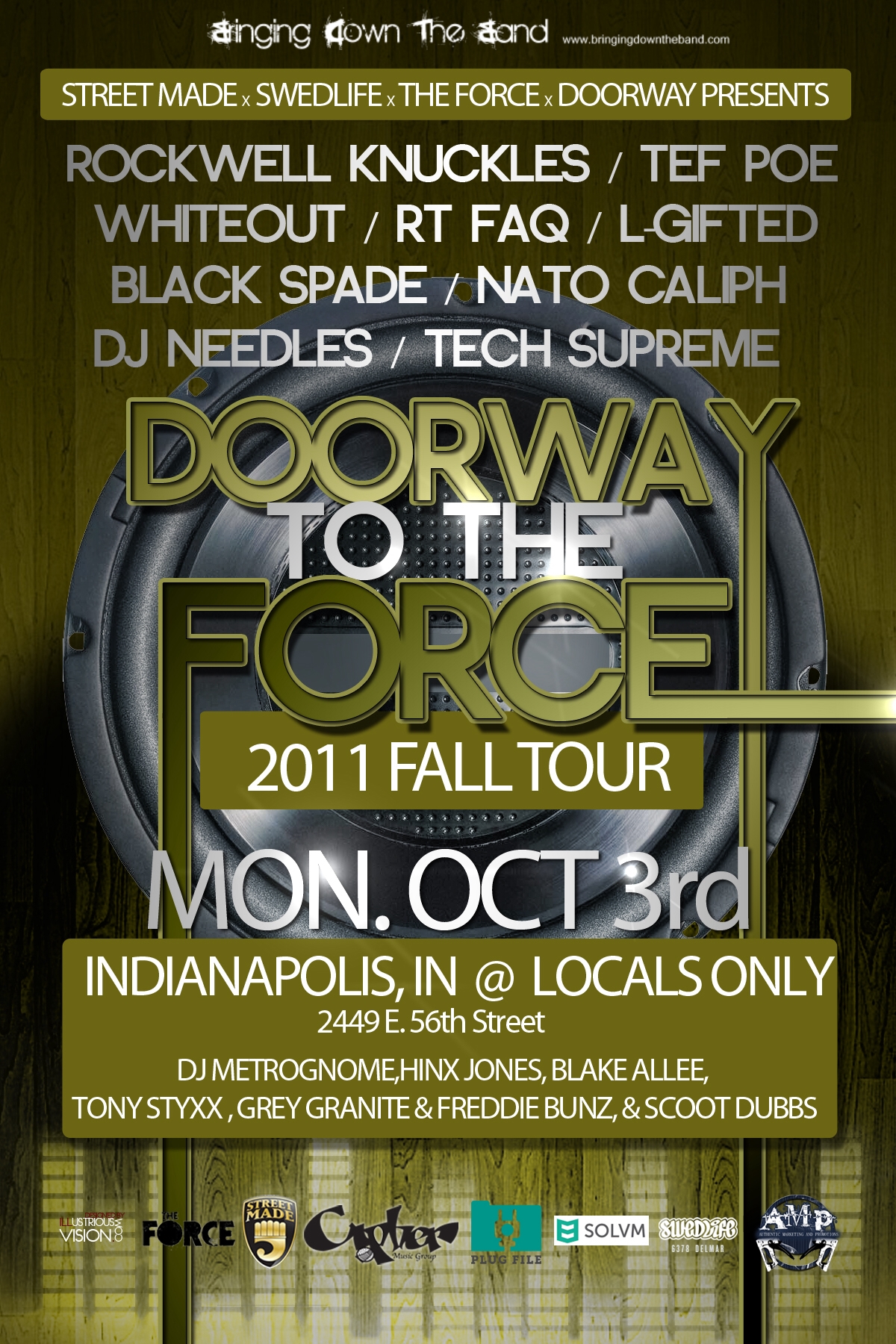 Upcoming Event: Doorway To The Force Tour (10/3/11)