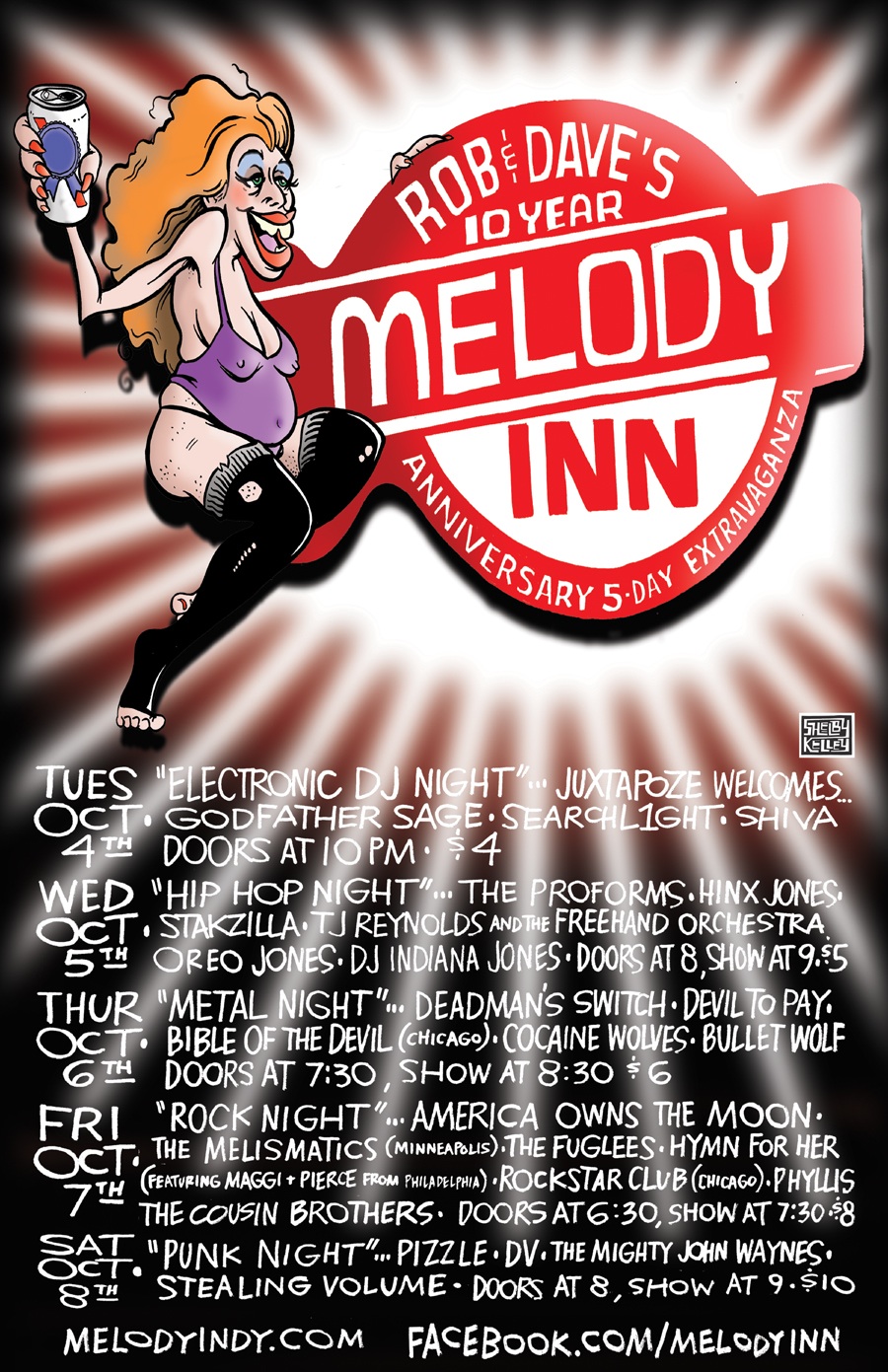 Upcoming Event: Rob & Dave's 5-Day Extravaganza (The Melody Inn's 10-Year Anniversary) 