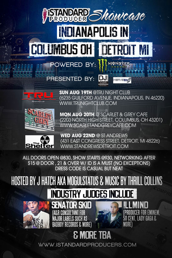 Upcoming Event: iStandard Producer Showcase Indianapolis (8/19/12)