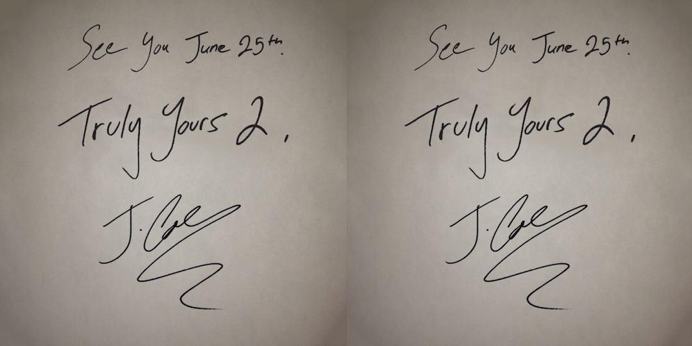J. Cole - "Truly Yours 2" (Release)