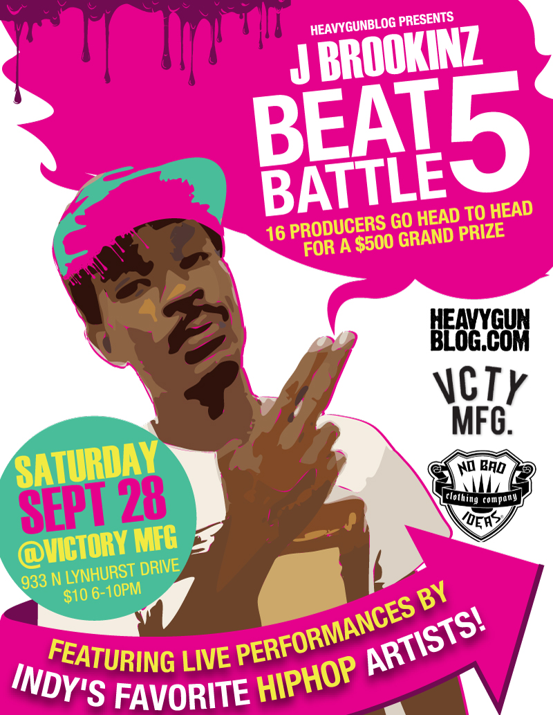 Upcoming Event: J. Brookinz Beat Battle 5 (9/28/13) | @jbrookinz @heavygunblog