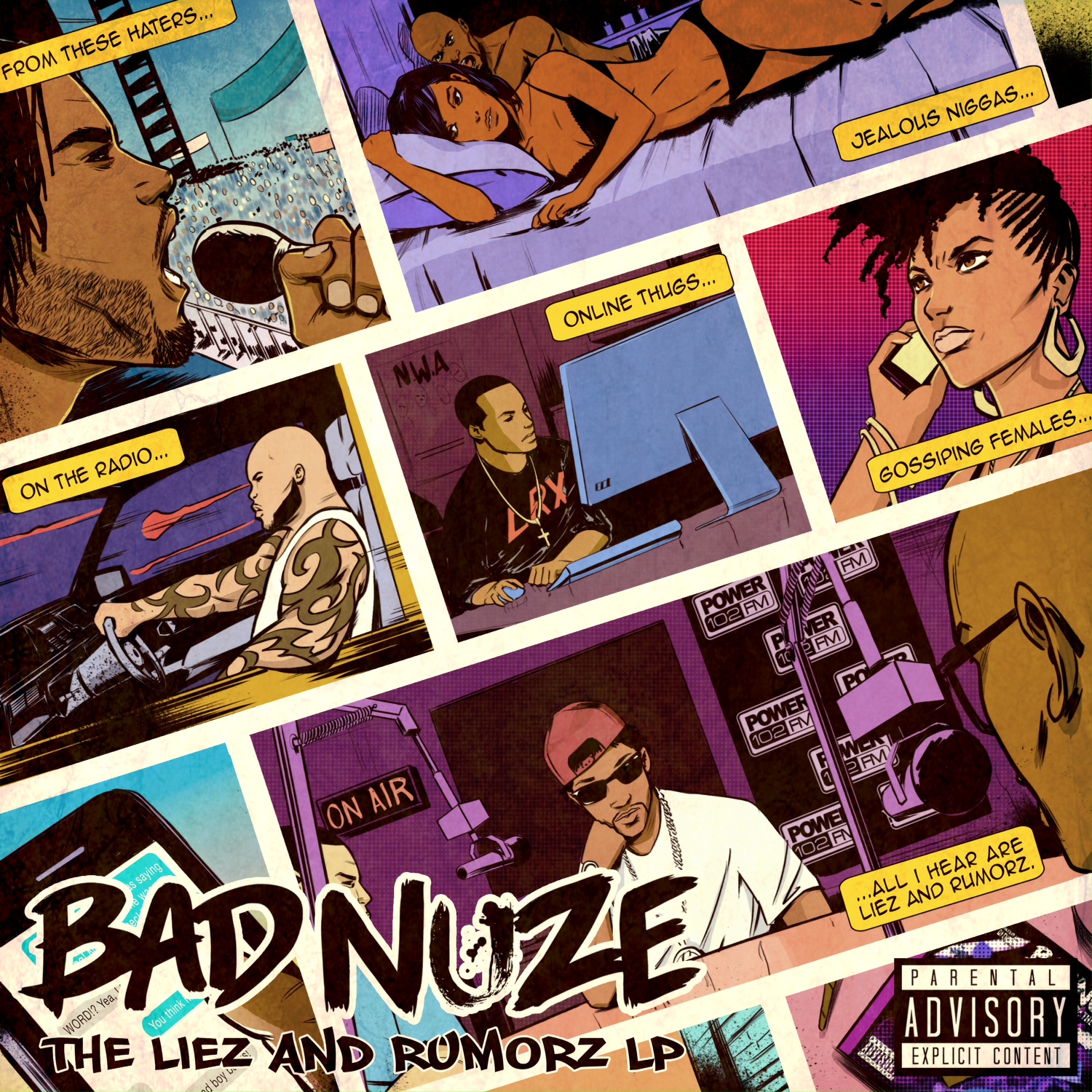 Bad Nuze - "Fight (Remix)" ft. Rapper Big Pooh & CyHi The Prynce
