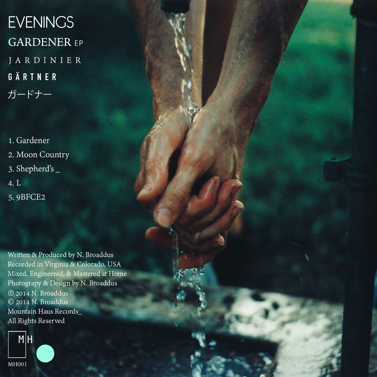 Evenings "Gardener EP" Release 