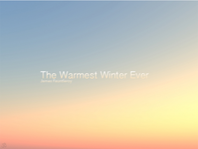 James Fauntleroy "The Warmest Winter Ever" Release | @fauntleroy
