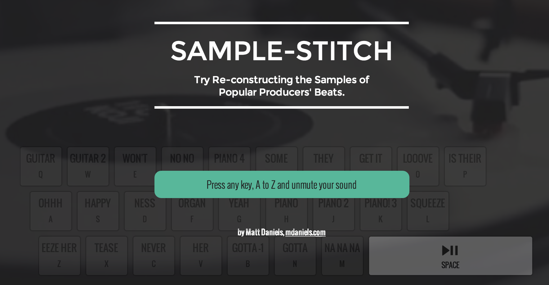 Recreate Beats On Your Keyboard With Sample Stitch
