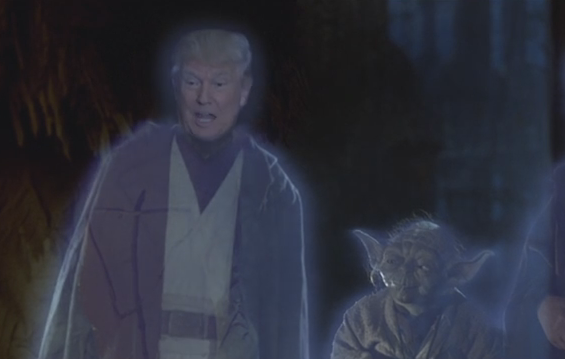Watch The Cleverly Edited "DARTH TRUMP" (Video)