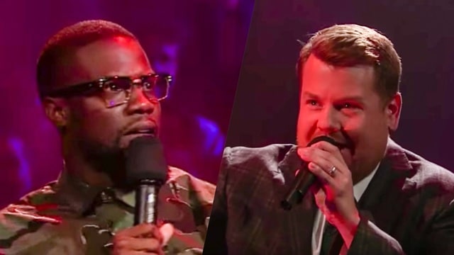 James Corden and Kevin Hart Drop the Mic (Video)